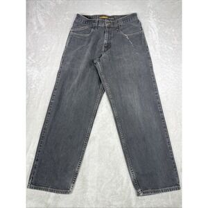 Levi's SilverTab Baggy Jeans Mens 31x32 (30X30) VTG Y2K Gray Denim Skater